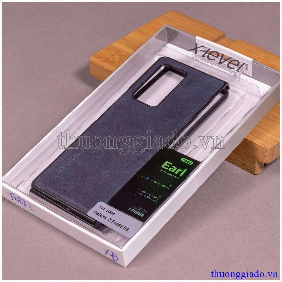 Ốp lưng Samsung Galaxy Z Fold 2 (Ốp giả da, hiệu X Level)