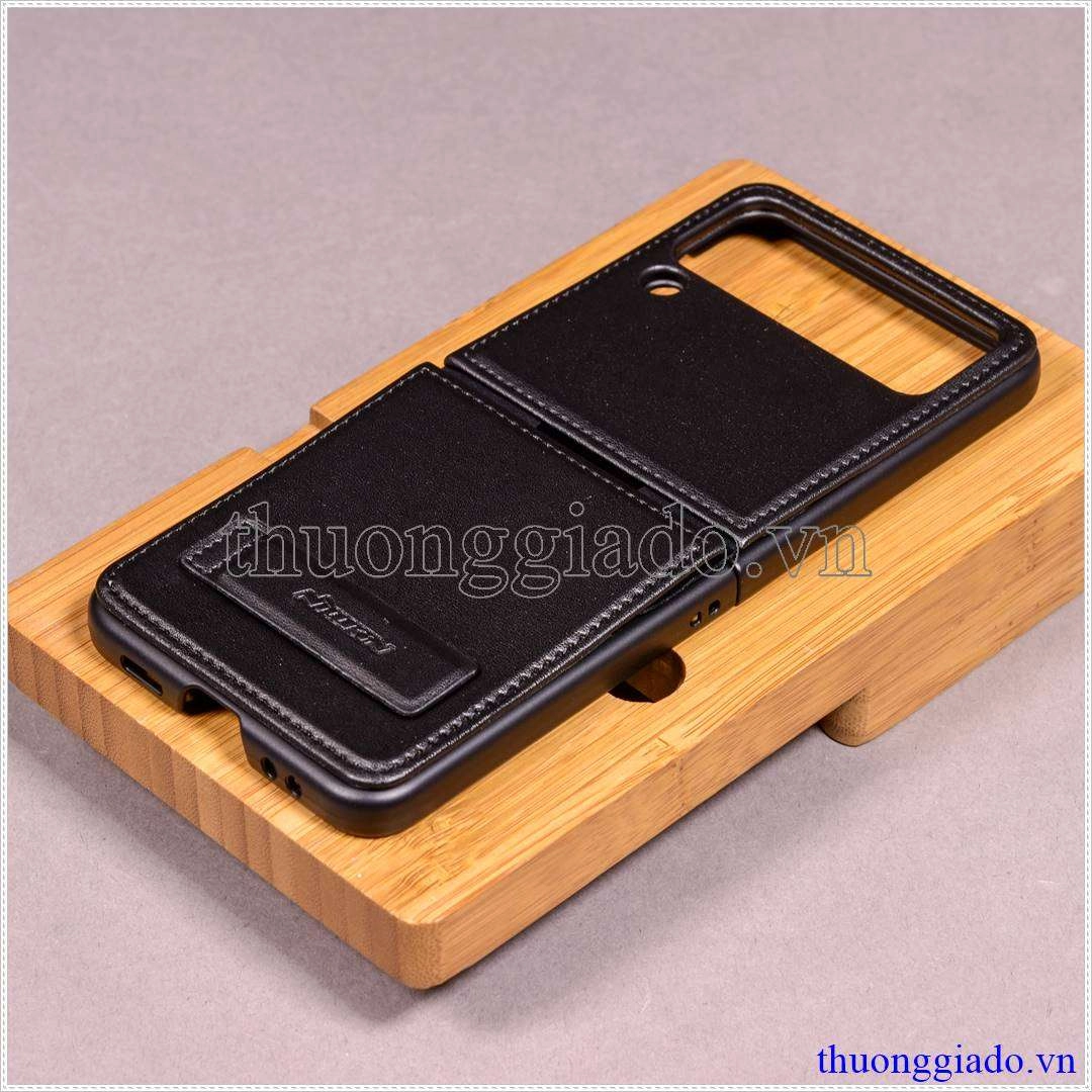 Ốp lưng Samsung Galaxy Z Flip 4 (Ốp da, hiệu Nillkin)