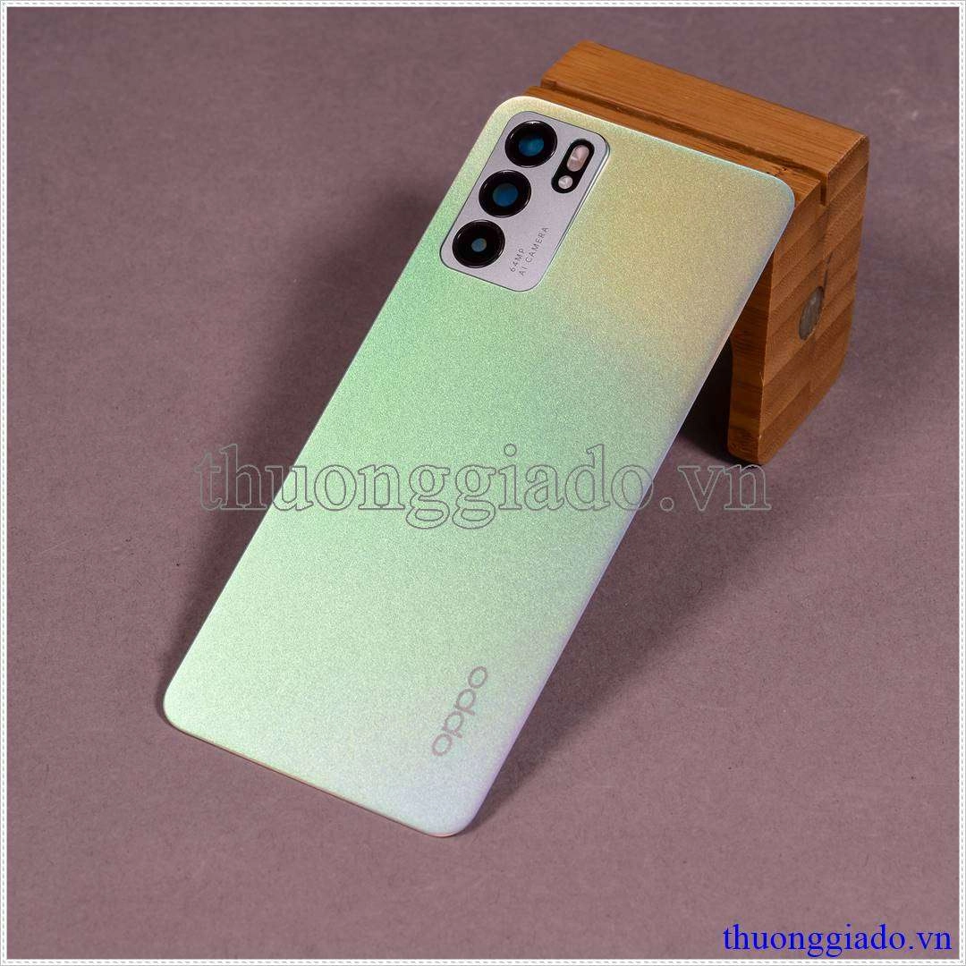 Thay kính lưng (nắp lưng) Oppo Reno6, Oppo Reno 6 chính hãng, kèm kính camera sau
