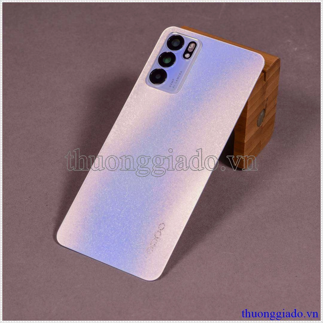 Thay kính lưng (nắp lưng) Oppo Reno6, Oppo Reno 6 chính hãng, kèm kính camera sau