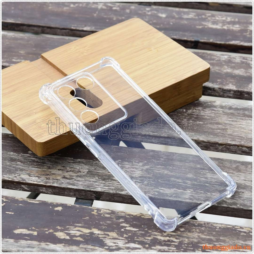 Ốp lưng dẻo trong suốt Vivo S16/ Vivo V27, tăng cường chống sốc 4 góc Ốp lưng dẻo trong suốt Vivo S16/ Vivo V27, tăng cường chống sốc 4 góc