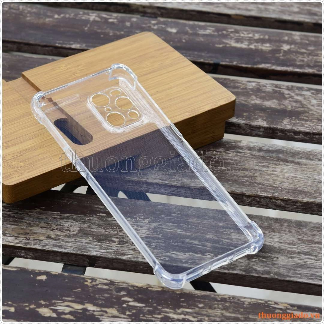 Ốp lưng dẻo trong suốt OPPO Find X3 Pro tăng cường chống sốc 4 góc