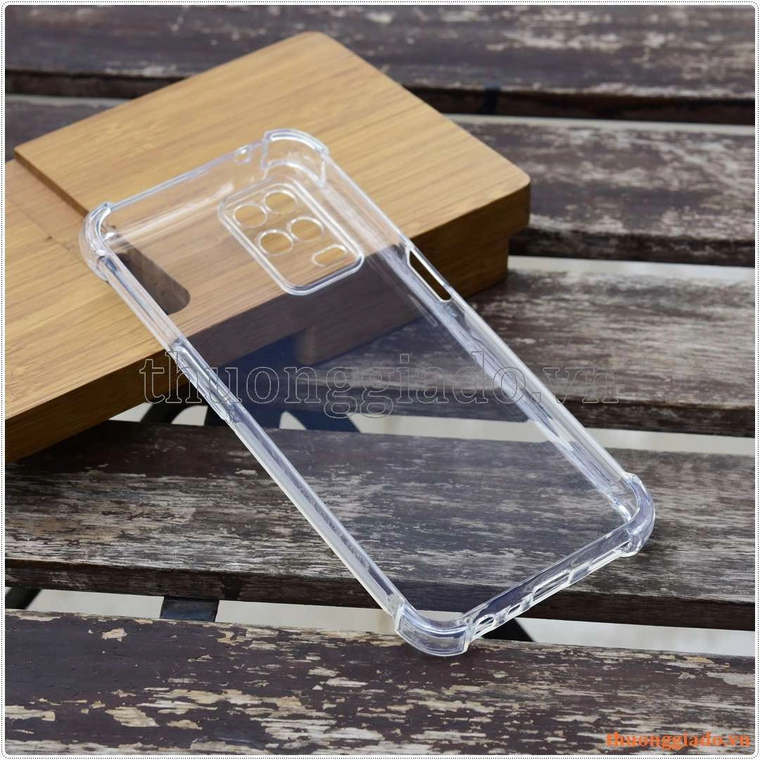 Ốp lưng dẻo trong suốt Realme 8/ V13 5G, tăng cường chống sốc 4 góc Ốp lưng dẻo trong suốt Realme 8/ V13 5G, tăng cường chống sốc 4 góc