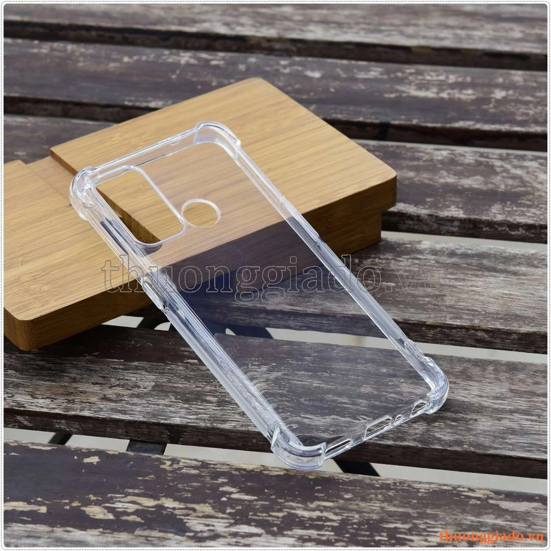 Ốp lưng dẻo trong suốt OPPO Reno5 A, tăng cường chống sốc 4 góc