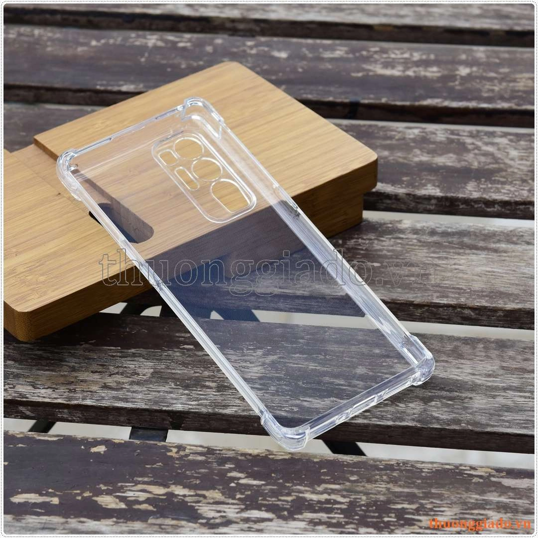 Ốp lưng dẻo trong suốt Reno 5 Pro Plus tăng cường chống sốc 4 góc Ốp lưng dẻo trong suốt Reno 5 Pro Plus tăng cường chống sốc 4 góc