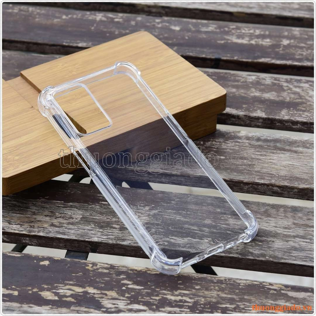 Ốp lưng dẻo trong suốt Oppo A54/A74(5G) tăng cường chống sốc 4 góc