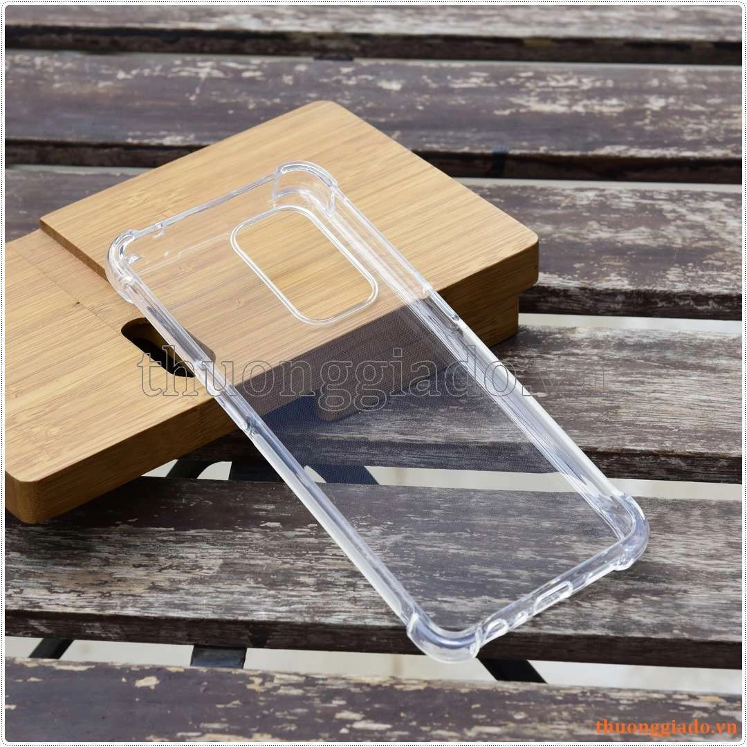 Ốp lưng dẻo trong suốt OPPO F19 Pro Plus tăng cường chống sốc 4 góc