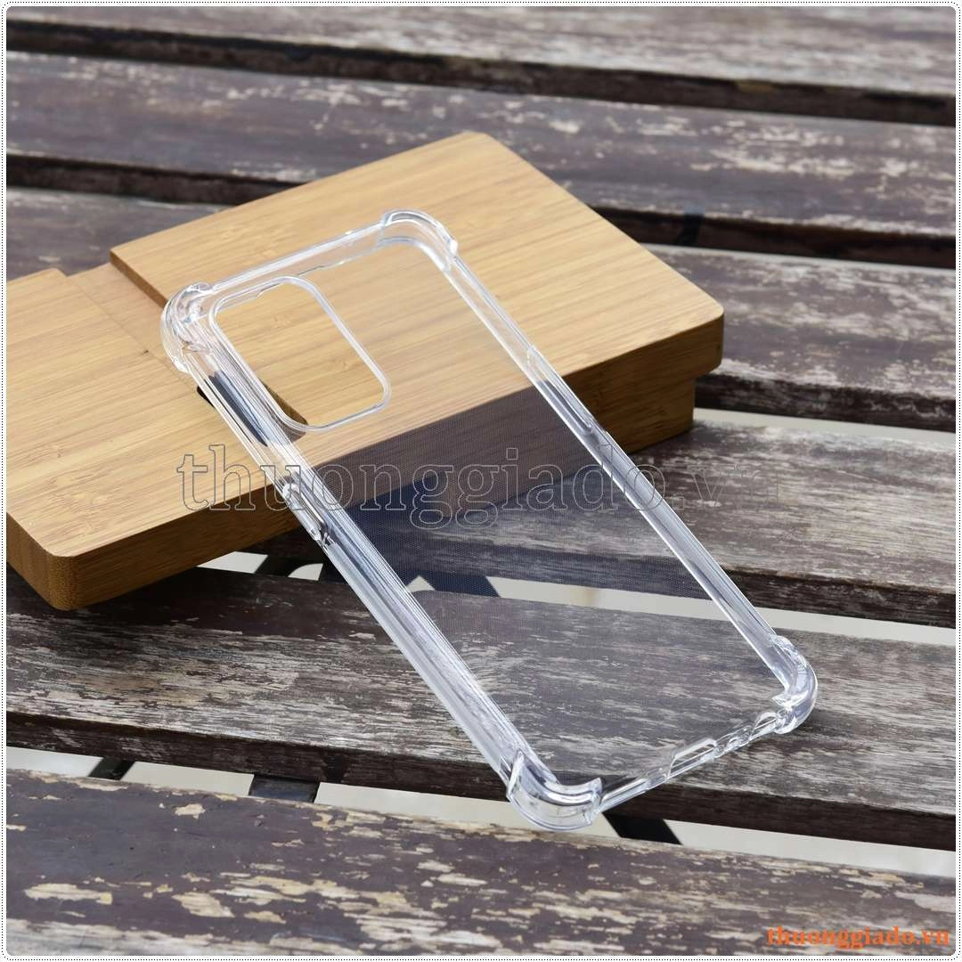 Ốp lưng dẻo trong suốt OPPO F19 Pro Plus tăng cường chống sốc 4 góc