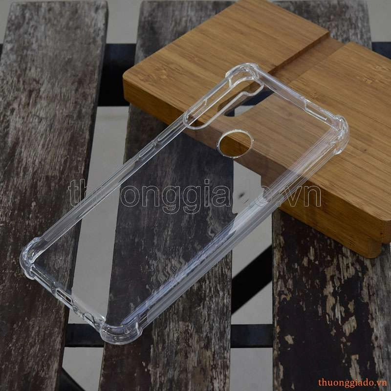 Ốp lưng dẻo trong suốt Motorola One Fusion Plus, tăng cường chống sốc 4 góc