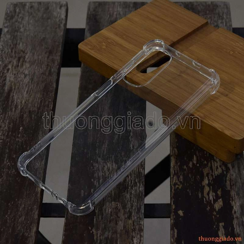 Ốp lưng dẻo trong suốt Motorola Moto G52/ Motorola Moto G82, tăng cường chống sốc 4 góc
