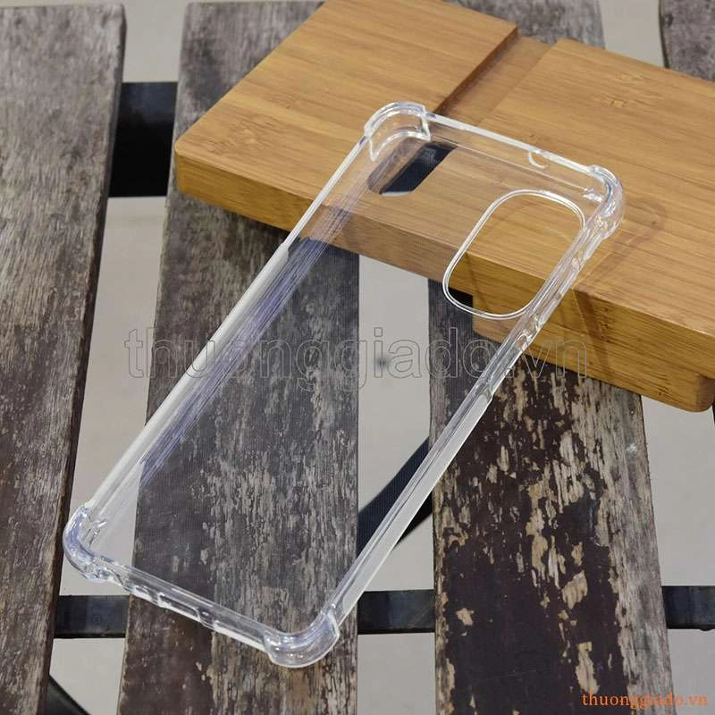 Ốp lưng dẻo trong suốt Motorola Moto G51 (5G), tăng cường chống sốc 4 góc