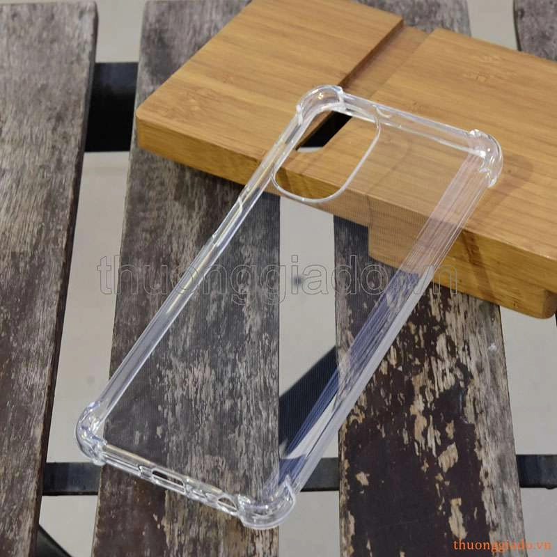 Ốp lưng dẻo trong suốt Motorola Moto G51 (5G), tăng cường chống sốc 4 góc