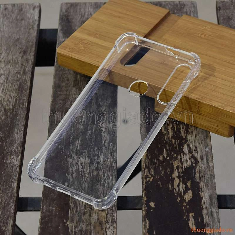 Ốp lưng dẻo trong suốt Motorola Moto G Fast, tăng cường chống sốc 4 góc