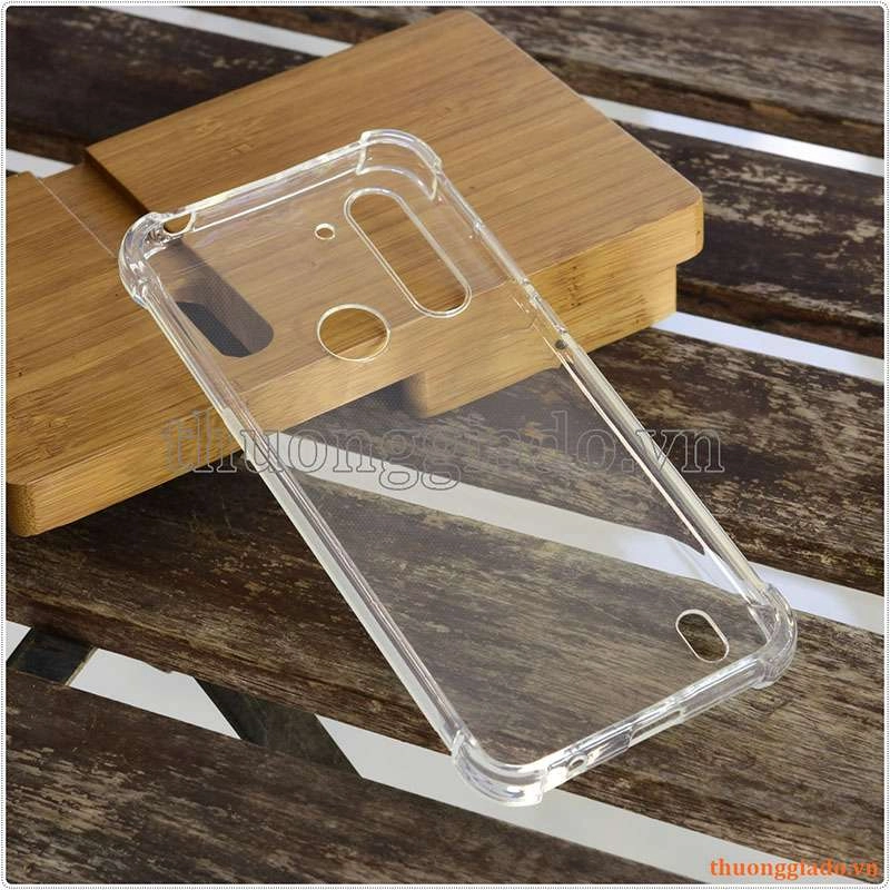 Ốp lưng dẻo trong suốt Motorola Moto G8 Power Lite, tăng cường chống sốc 4 góc