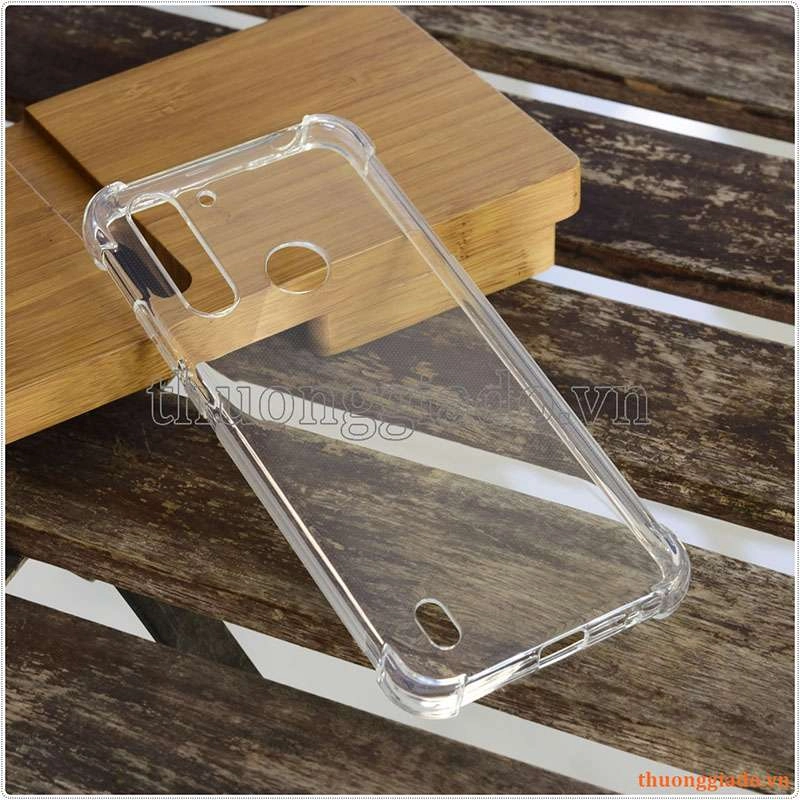 Ốp lưng dẻo trong suốt Motorola Moto G8 Power Lite, tăng cường chống sốc 4 góc