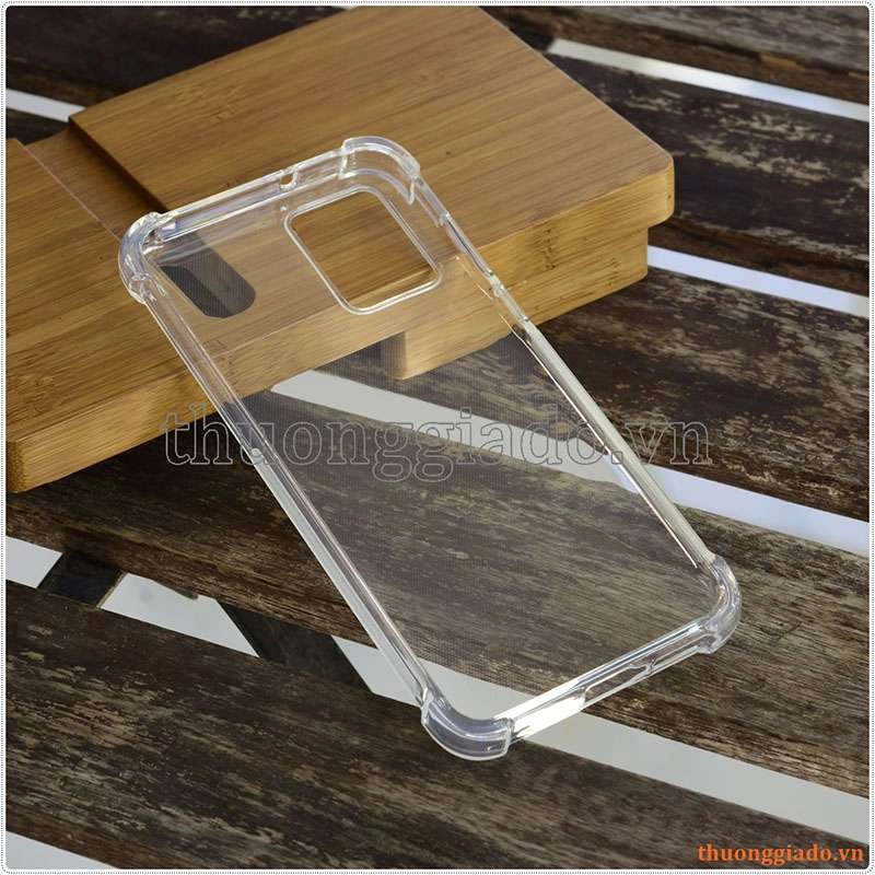 Ốp lưng dẻo trong suốt Motorola Edge 30 Neo, chống sốc 4 góc