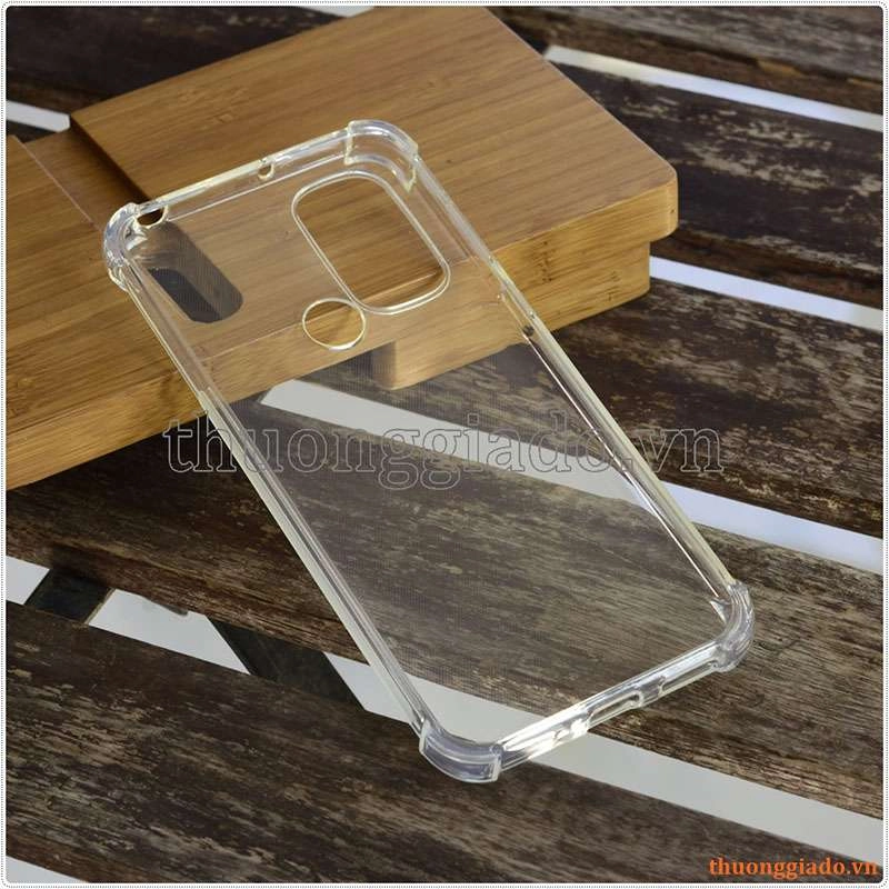 Ốp lưng dẻo trong suốt Motorola Moto G31, chống sốc 4 góc