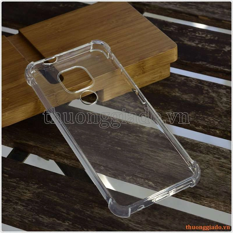 Ốp lưng dẻo trong suốt Motorola Moto G9, chống sốc 4 góc