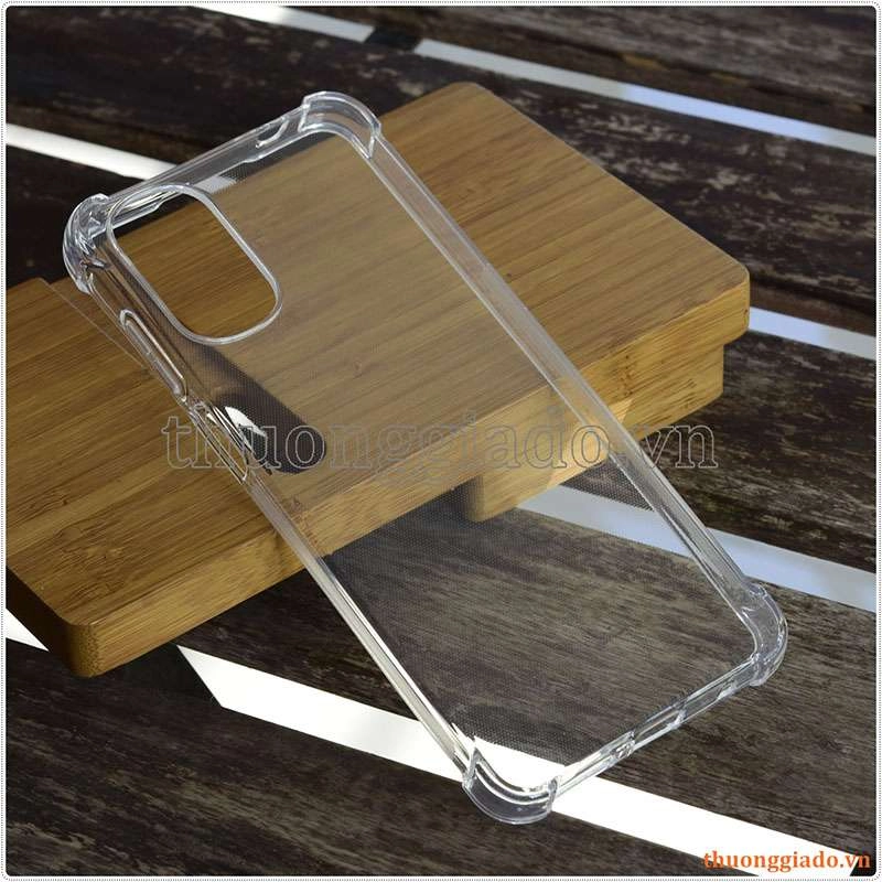 Ốp lưng dẻo trong suốt Motorola Moto G22 (4G), chống sốc 4 góc