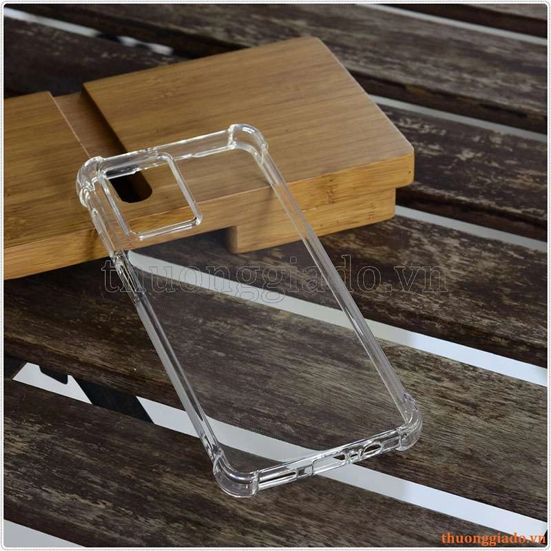 Ốp lưng dẻo trong suốt Motorola Moto G54 (5G), chống sốc 4 góc