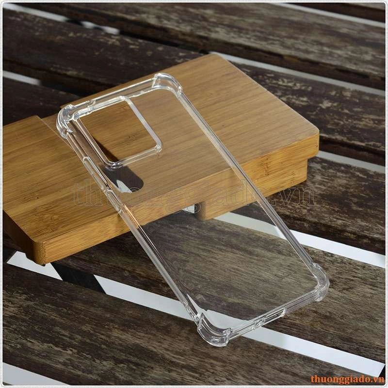 Ốp lưng dẻo trong suốt Motorola Edge 40 Neo 5G, chống sốc 4 góc