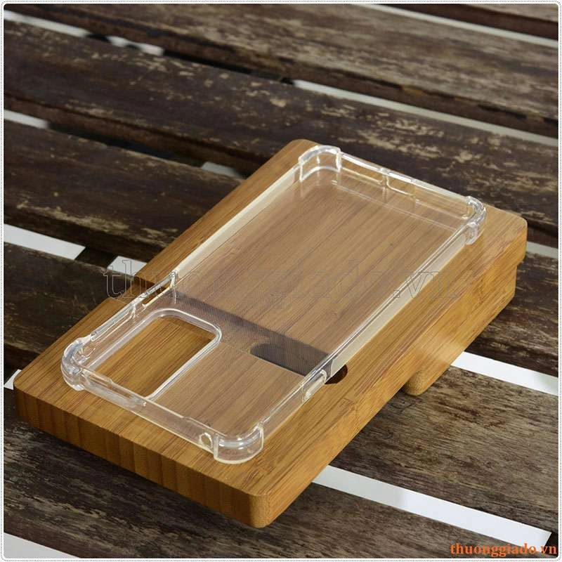 Ốp lưng dẻo trong suốt Motorola Edge 20, chống sốc 4 góc