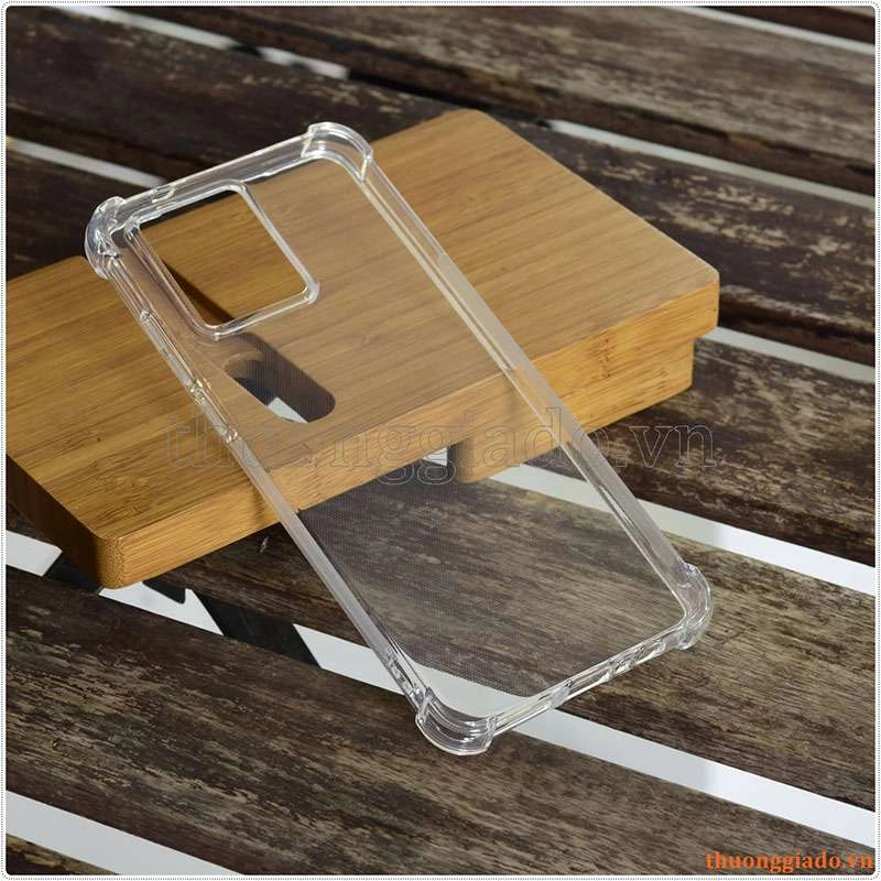 Ốp lưng dẻo trong suốt Motorola Moto G84 (5G), chống sốc 4 góc