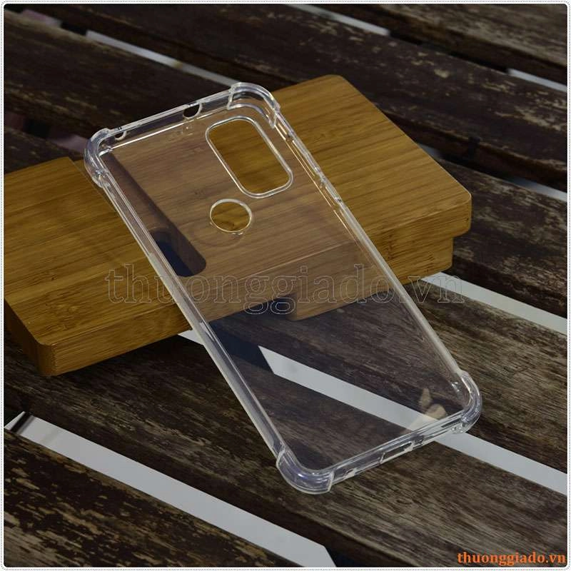 Ốp lưng dẻo trong suốt Motorola Moto G Power (2022), chống sốc 4 góc