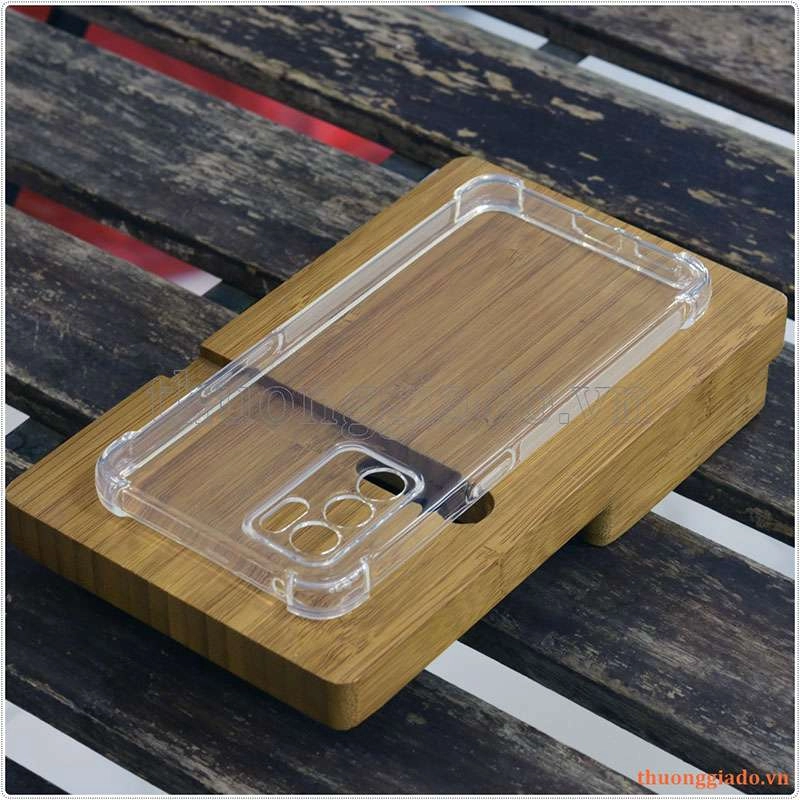 Ốp lưng dẻo trong suốt OPPO Reno6 (5G), tăng cường chống sốc 4 góc