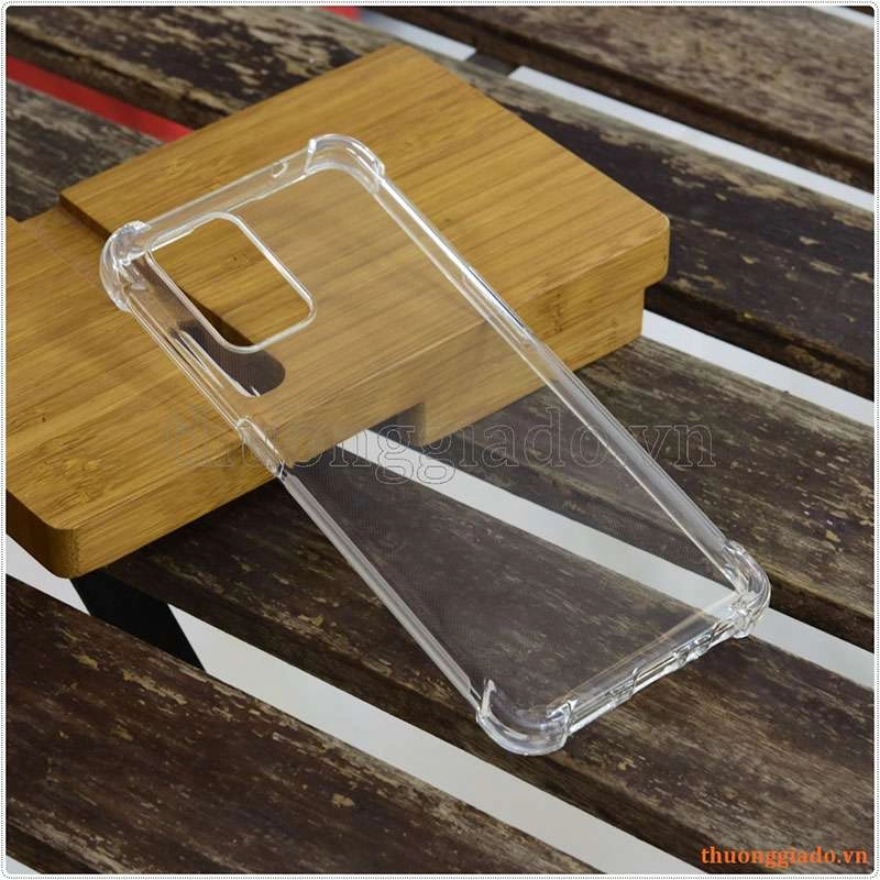 Ốp lưng dẻo trong suốt OPPO Reno6 Z (5G), tăng cường chống sốc 4 góc