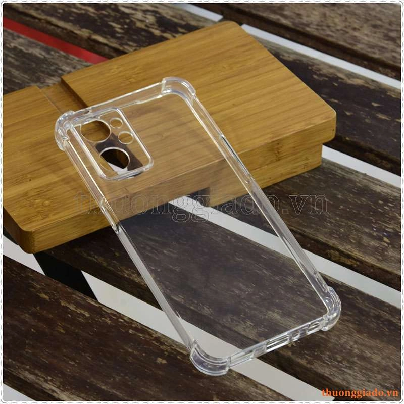 Ốp lưng dẻo trong suốt OPPO Reno7 A / OPPO Reno9 A, tăng cường chống sốc 4 góc