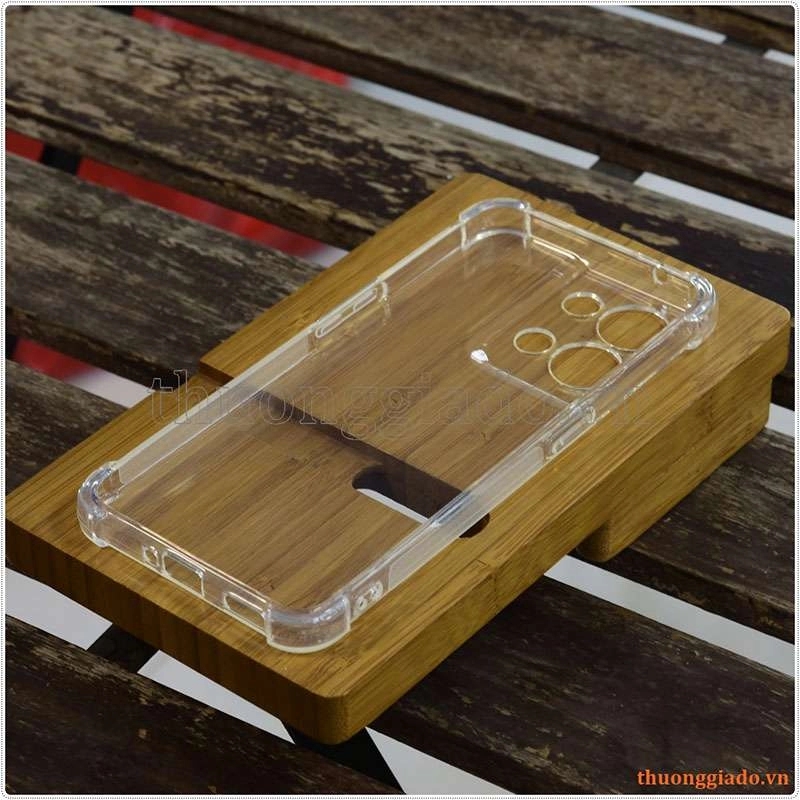 Ốp lưng dẻo trong suốt Oppo Reno8 (5G), tăng cường chống sốc 4 góc