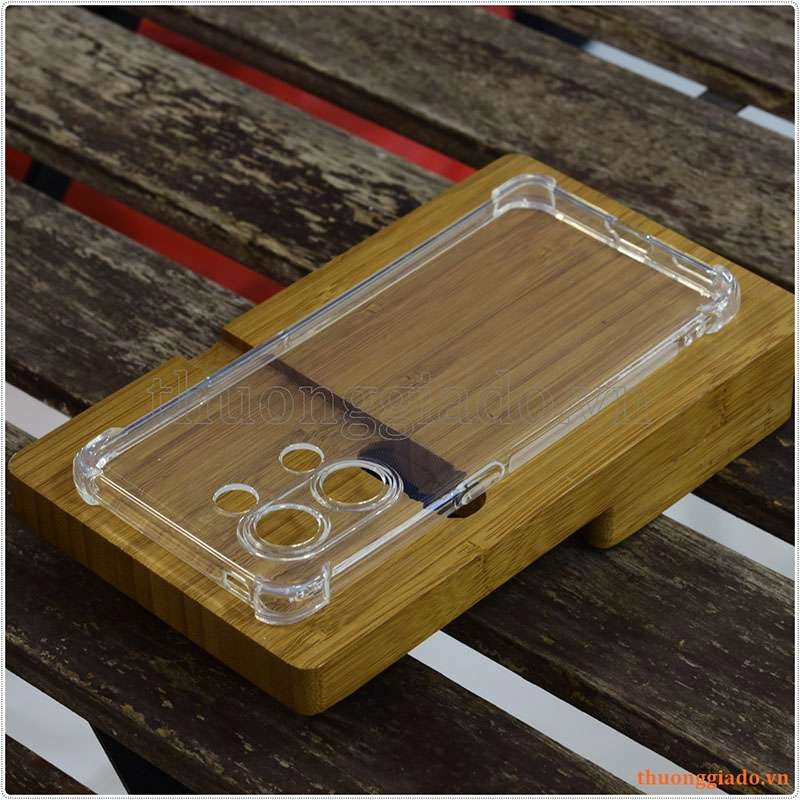 Ốp lưng dẻo trong suốt Oppo Reno9 5G (China), tăng cường chống sốc 4 góc