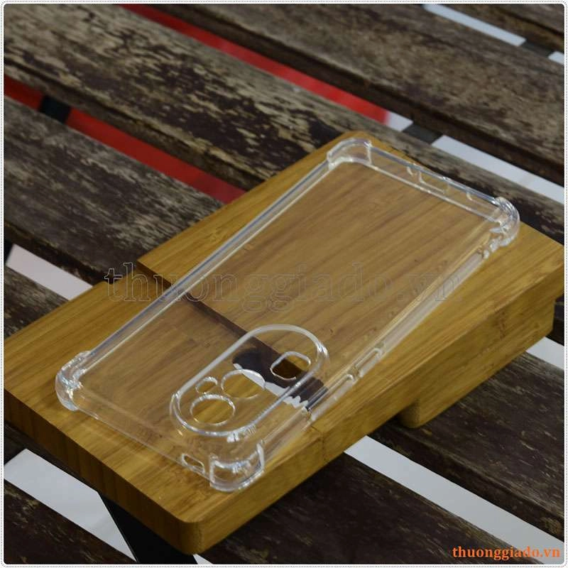 Ốp lưng dẻo trong suốt Oppo Reno10 5G (China), tăng cường chống sốc 4 góc