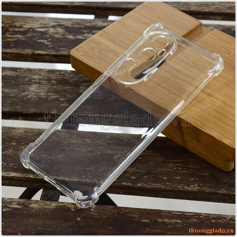 Ốp lưng dẻo trong suốt Oppo Reno10 Pro 5G (China), tăng cường chống sốc 4 góc