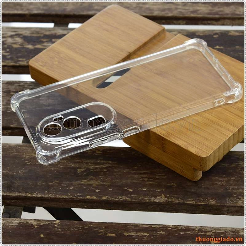 Ốp lưng dẻo trong suốt Oppo Reno10 Pro 5G (China), tăng cường chống sốc 4 góc