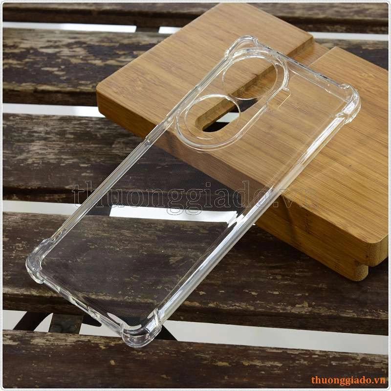 Ốp lưng dẻo trong suốt Oppo Reno11 Pro 5G (China), tăng cường chống sốc 4 góc