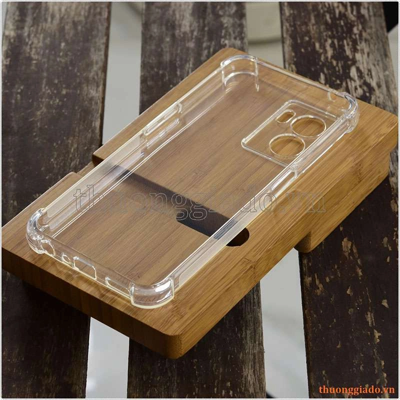 Ốp lưng dẻo trong suốt OPPO A57 5G (2022), tăng cường chống sốc 4 góc