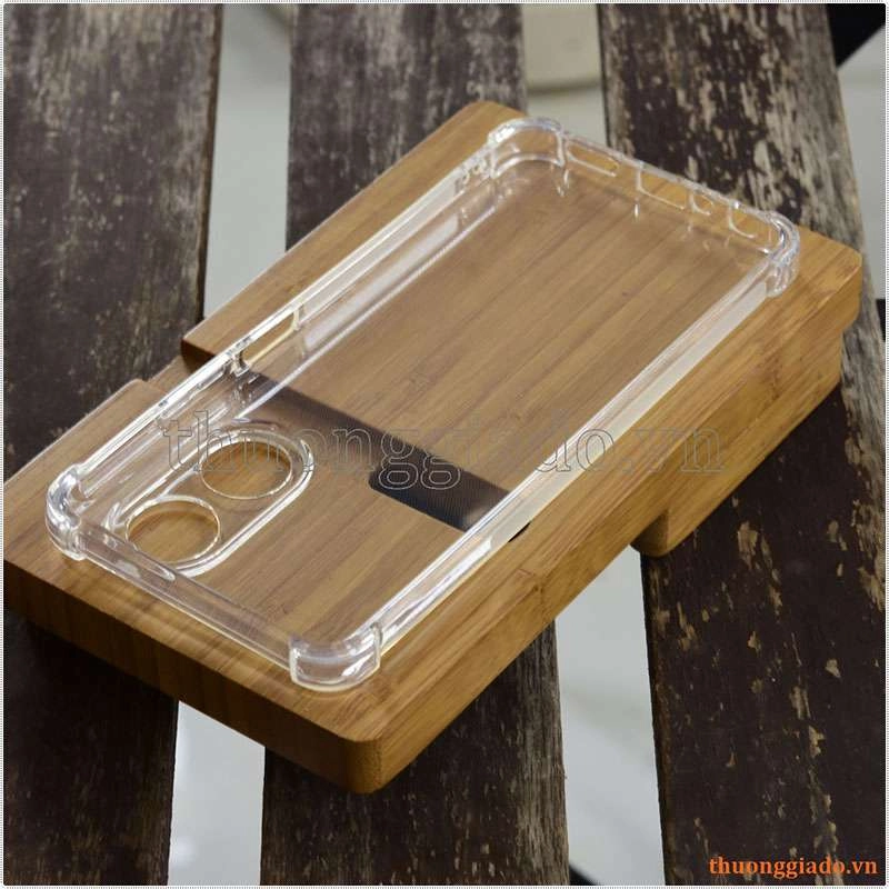 Ốp lưng dẻo trong suốt OPPO A58 (4G), tăng cường chống sốc 4 góc