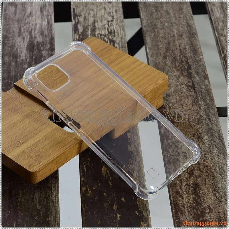 Ốp lưng dẻo trong suốt Realme C20/ Realme C11 (2021), tăng cường chống sốc 4 góc