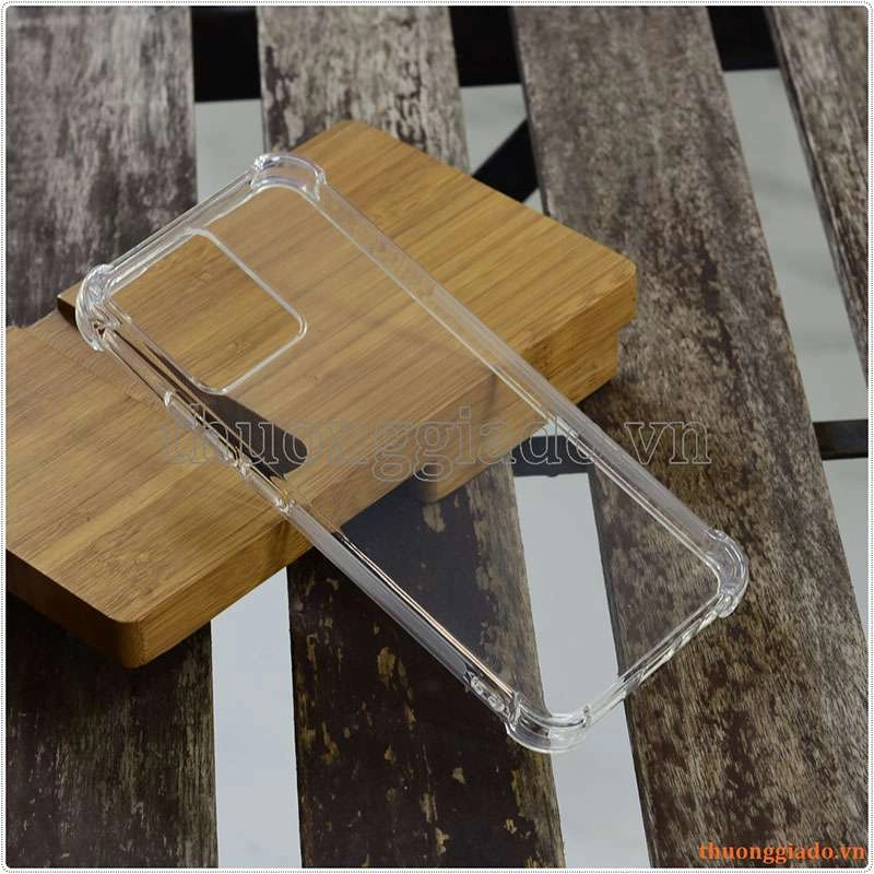 Ốp lưng dẻo trong suốt Realme C30 (4G), tăng cường chống sốc 4 góc