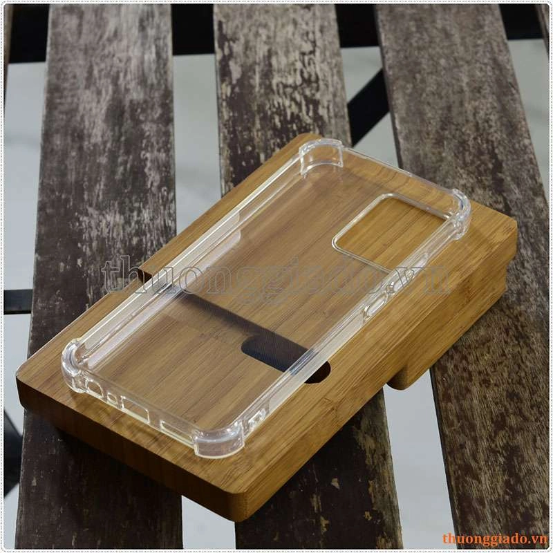 Ốp lưng dẻo trong suốt Realme C30 (4G), tăng cường chống sốc 4 góc