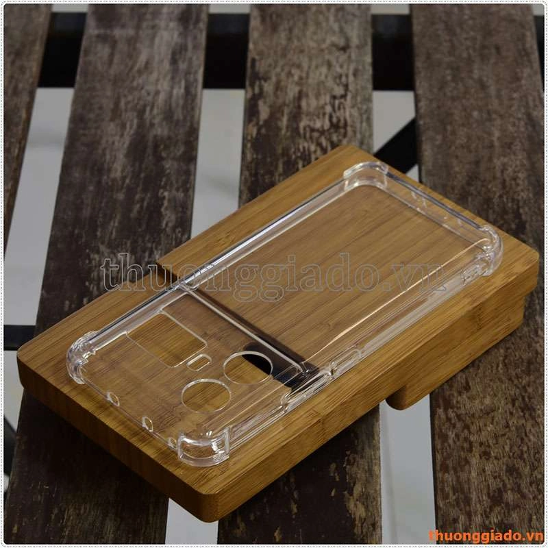 Ốp lưng dẻo trong suốt Realme GT (5G), tăng cường chống sốc 4 góc