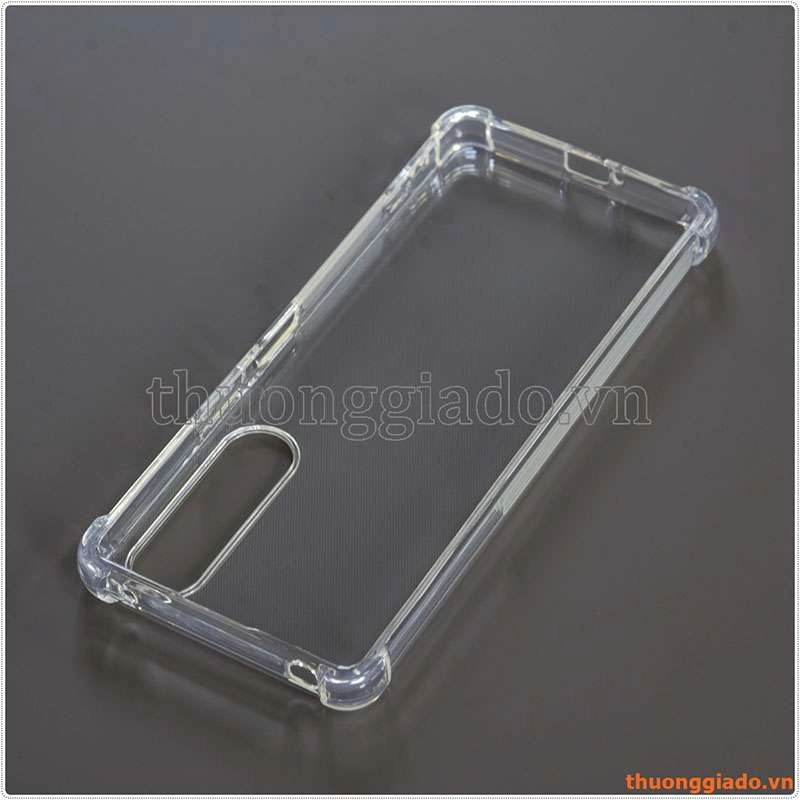 Ốp lưng dẻo trong suốt Sony Xperia 1 V, tăng cường chống sốc 4 góc