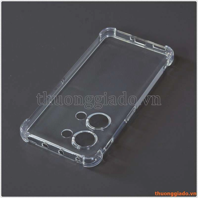 Ốp lưng dẻo trong suốt OnePlus Ace 2V (5G), tăng cường chống sốc 4 góc