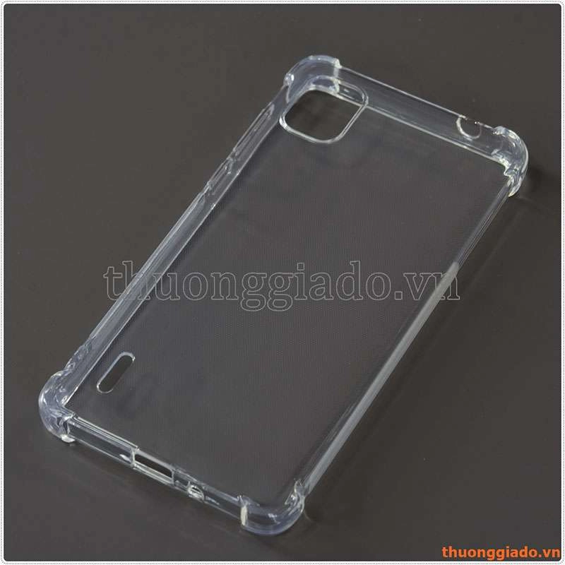 Ốp lưng dẻo trong suốt Nokia C2 2nd, tăng cường chống sốc 4 góc