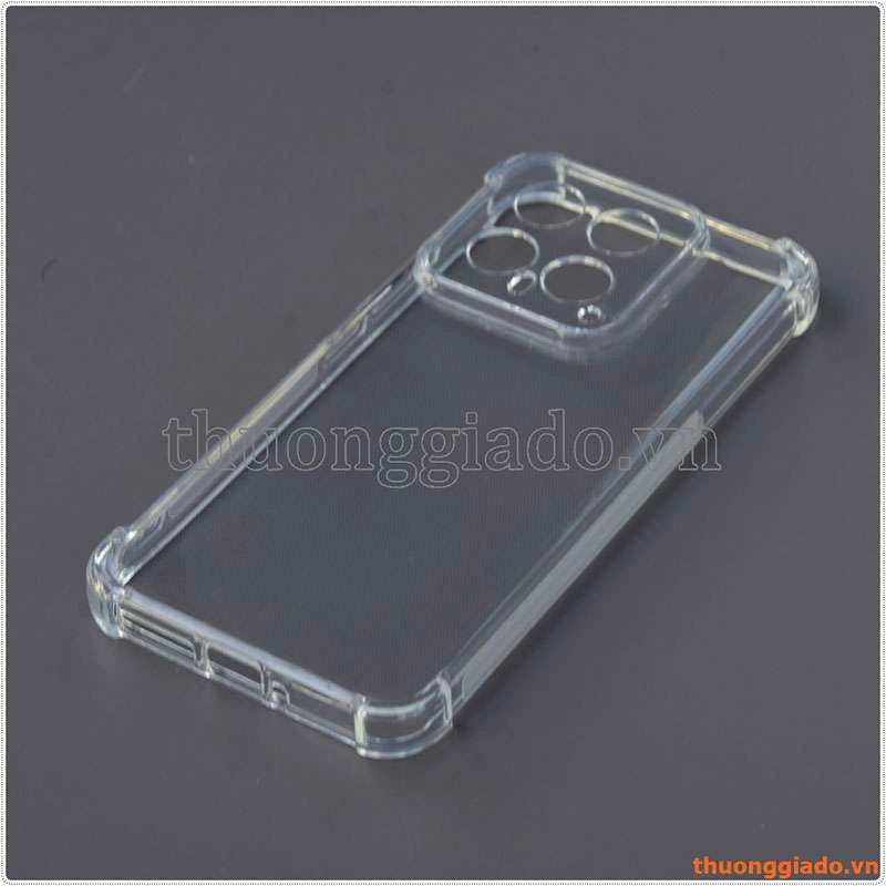 Ốp lưng dẻo trong suốt Xiaomi 14, chống sốc 4 góc