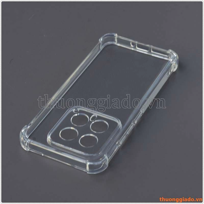 Ốp lưng dẻo trong suốt Xiaomi 14, chống sốc 4 góc