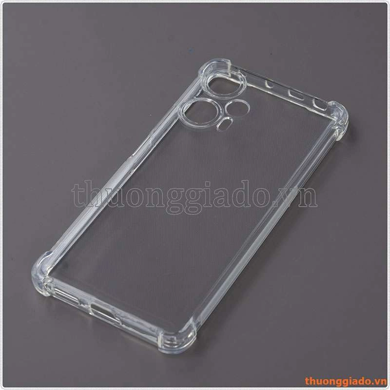 Ốp lưng dẻo trong suốt Xiaomi Redmi Note 12 Turbo (5G), chống sốc 4 góc