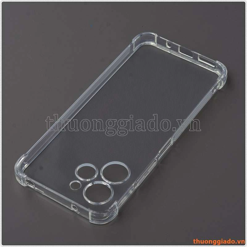 Ốp lưng dẻo trong suốt Xiaomi Redmi Note 12 (4G/5G), chống sốc 4 góc
